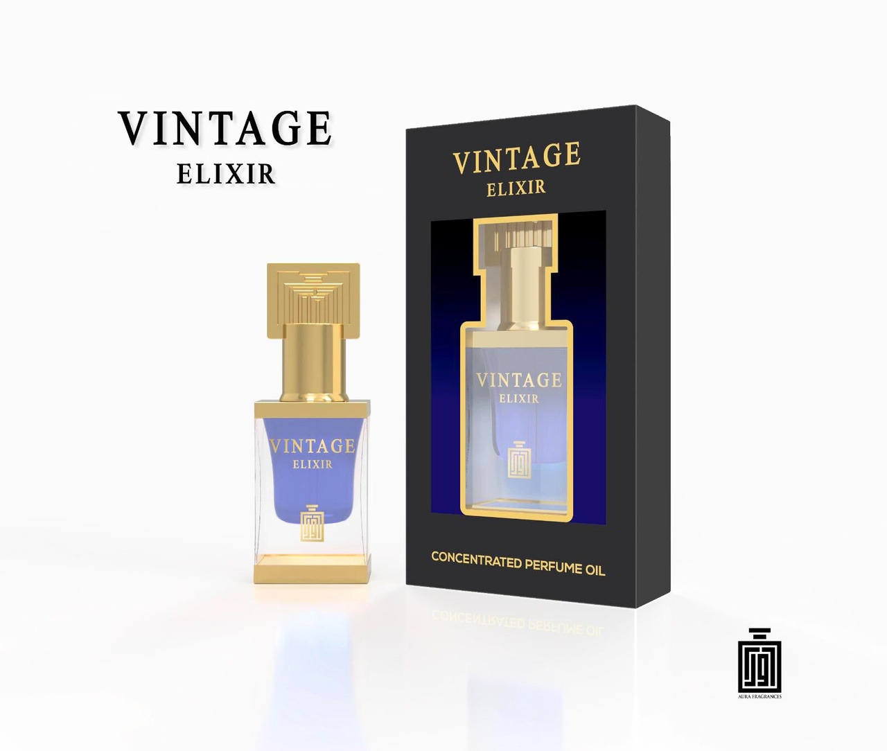 AURA FRAGRANCES VINTAGE ELIXIR OIL 12ML