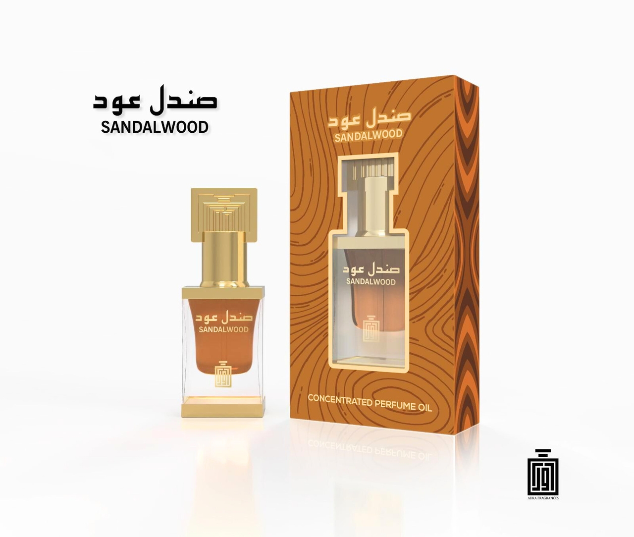 AURA FRAGRANCES SANDALWOOD OIL 12ML